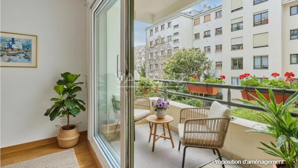 Exclusivité : appartement de 35m² avec balcon au calme