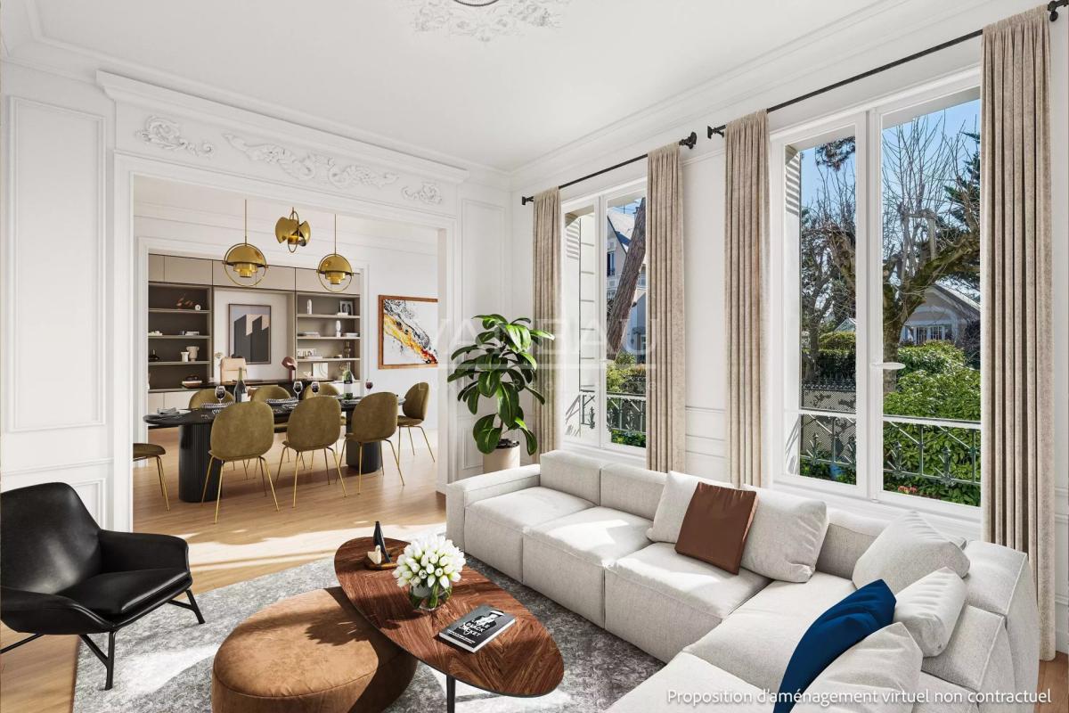 ASNIERES SUR SEINE - Hôtel particulier avec jardin