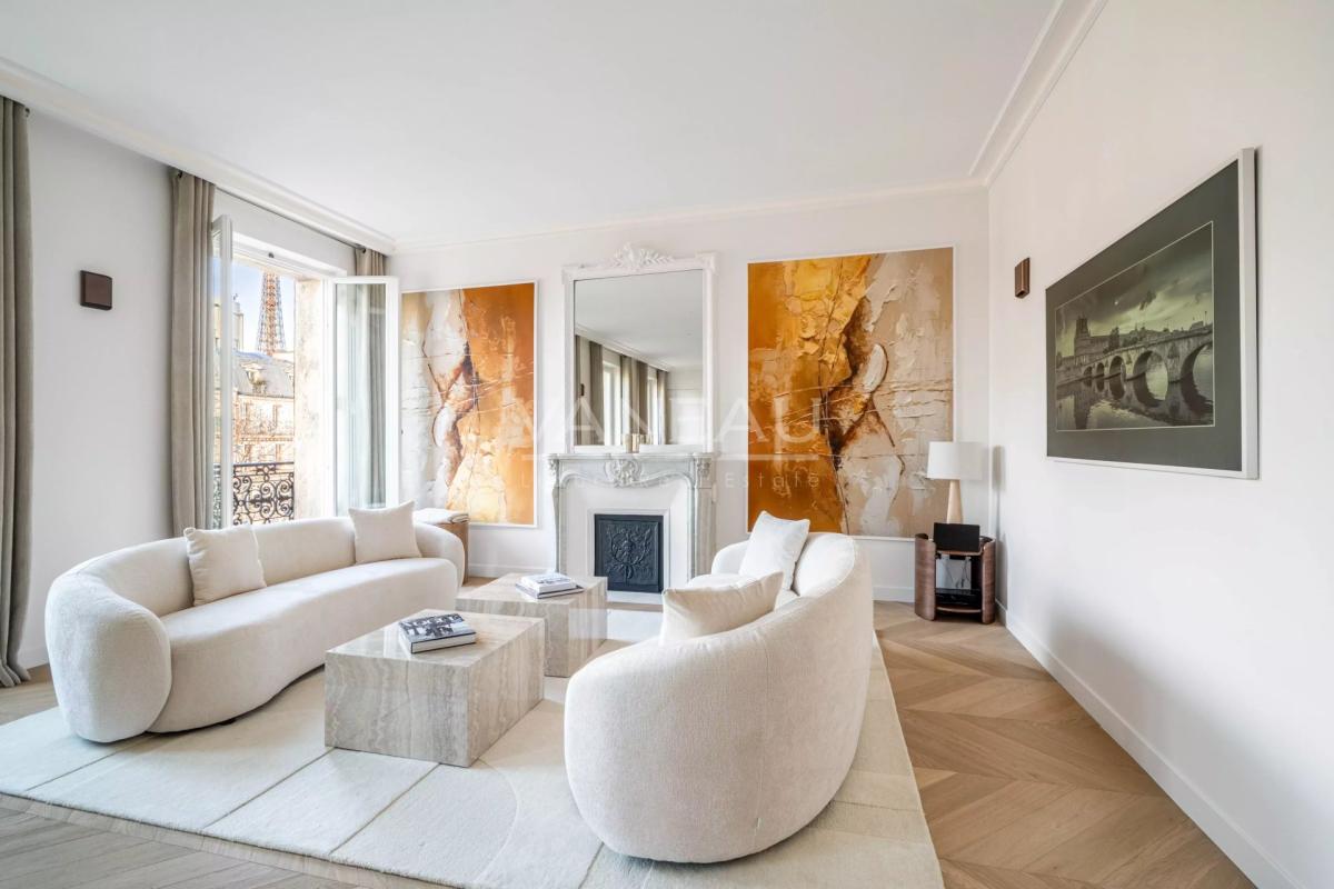 PARIS VII - Superbe appartement avec vue Tour Eiffel