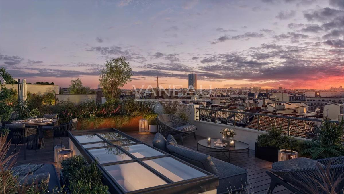 Levallois-Perret - Appartement  en dernier étage avec terrasses