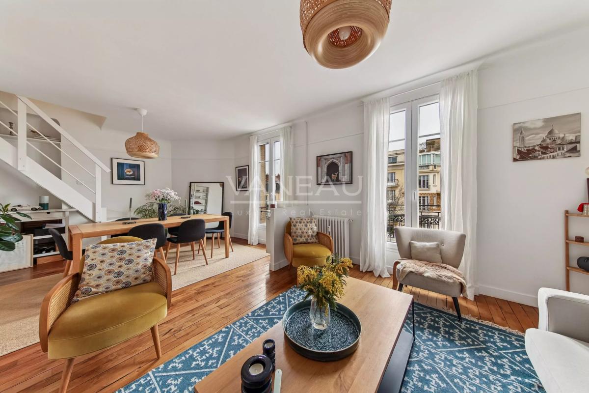 Boulogne Princes Marmottant – Duplex de charme en dernier étage