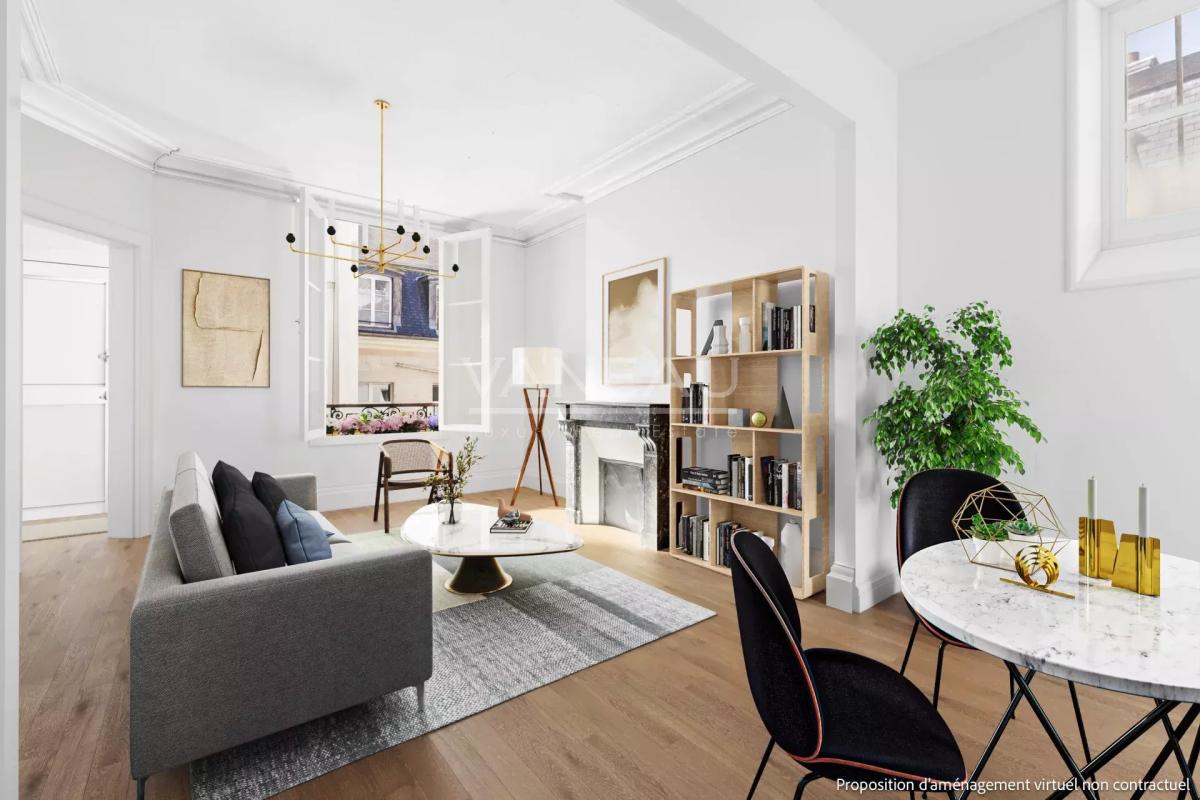 Paris IVe - Vieille du Temple - Trois pièces ensoleillé ascenseu