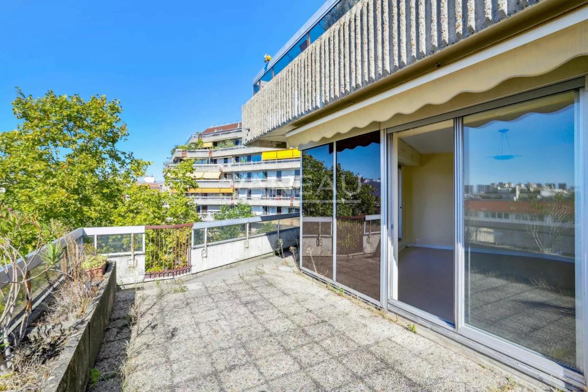 Paris 15ème 3 pièces avec terrasse sans vis-à-vis