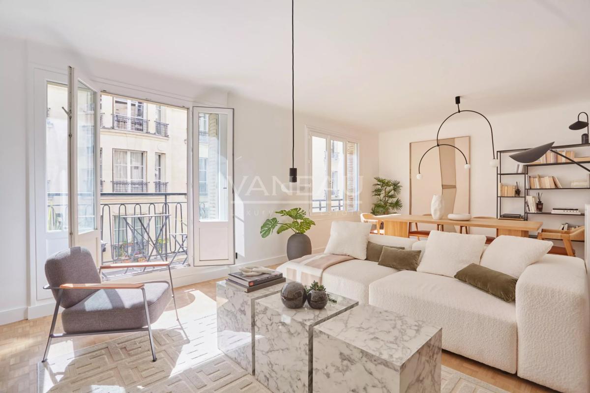 Paris XVIe - Jasmin - René Bazin - Appartement trois chambres, lumineux avec Balcon.
