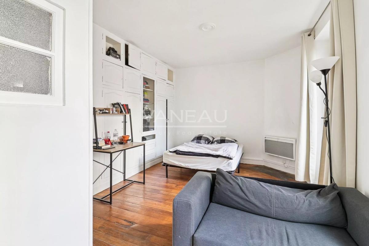 Studio lumineux loué – Paris XXe