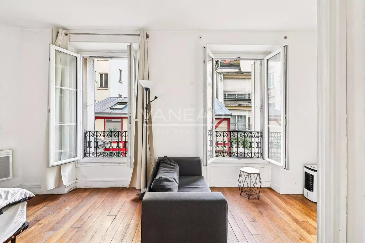 Studio lumineux loué – Paris XXe