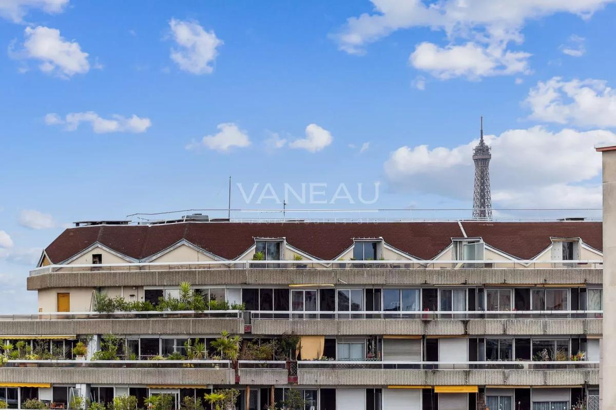 PARIS XVe Saint-Lambert - Bel appartement familial au dernier ét