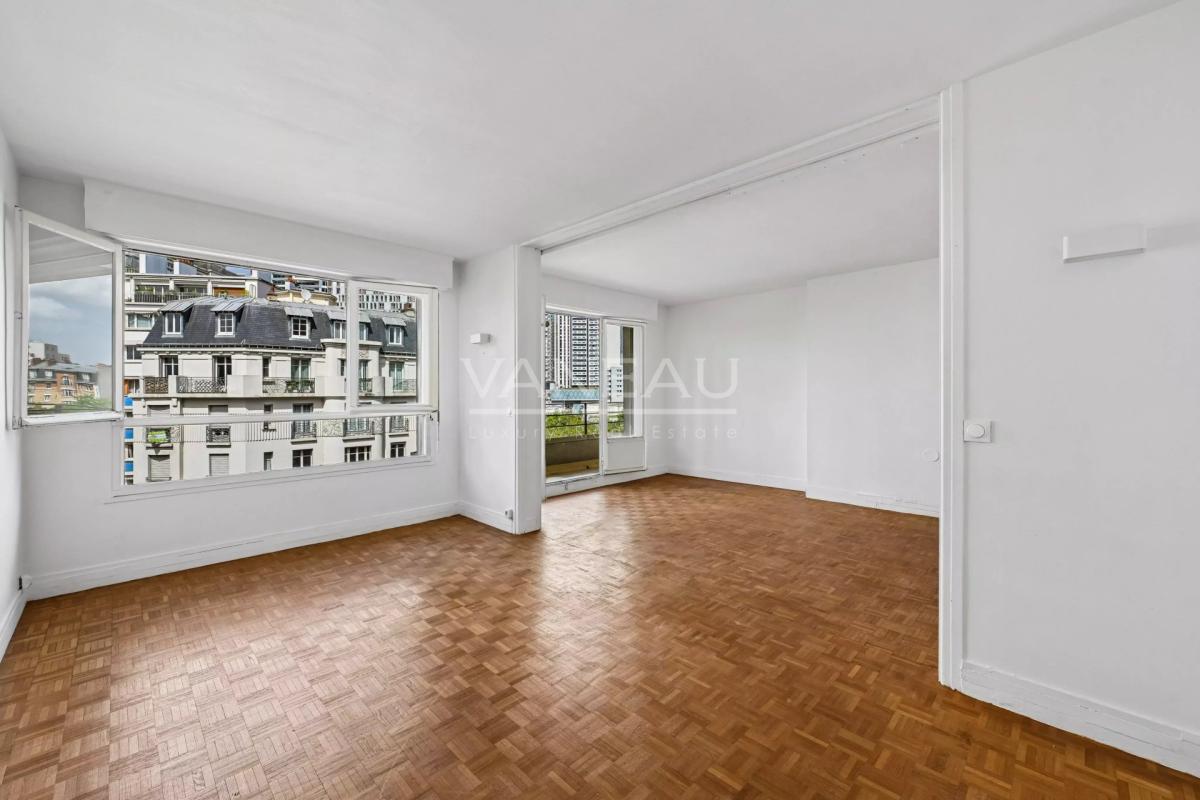 Paris 15ème - Lumineux 3 pièces avec balcon et vue dégagée