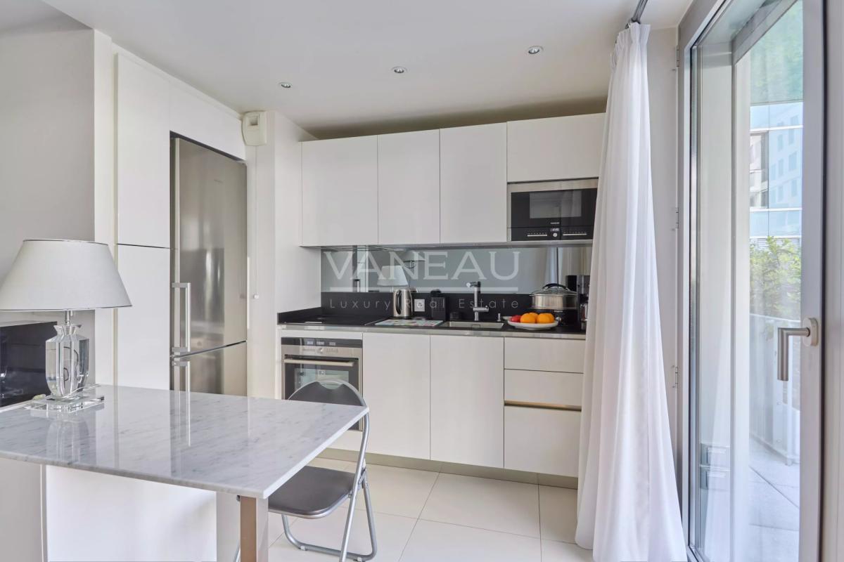 Boulogne Rives de Seine 2 pièces avec terrasse 14 m²