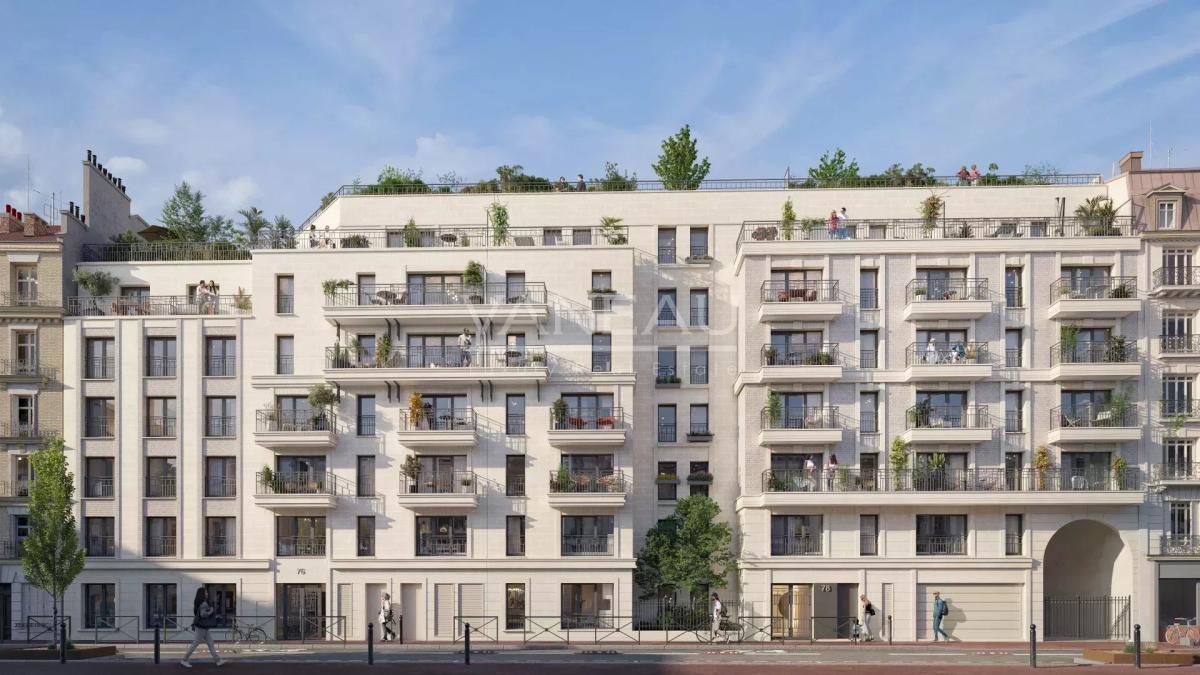 Levallois-Perret - Appartement  au 3e étage avec Balcon