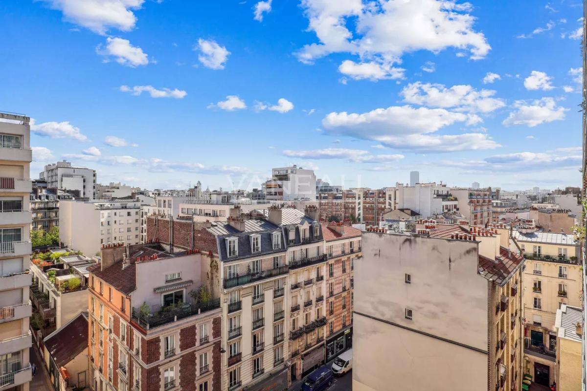 Paris 15e - 4 pièces en étage élevé - Vue dégagée