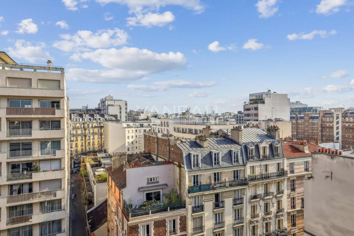 Paris 15e - 4 pièces en étage élevé - Vue dégagée
