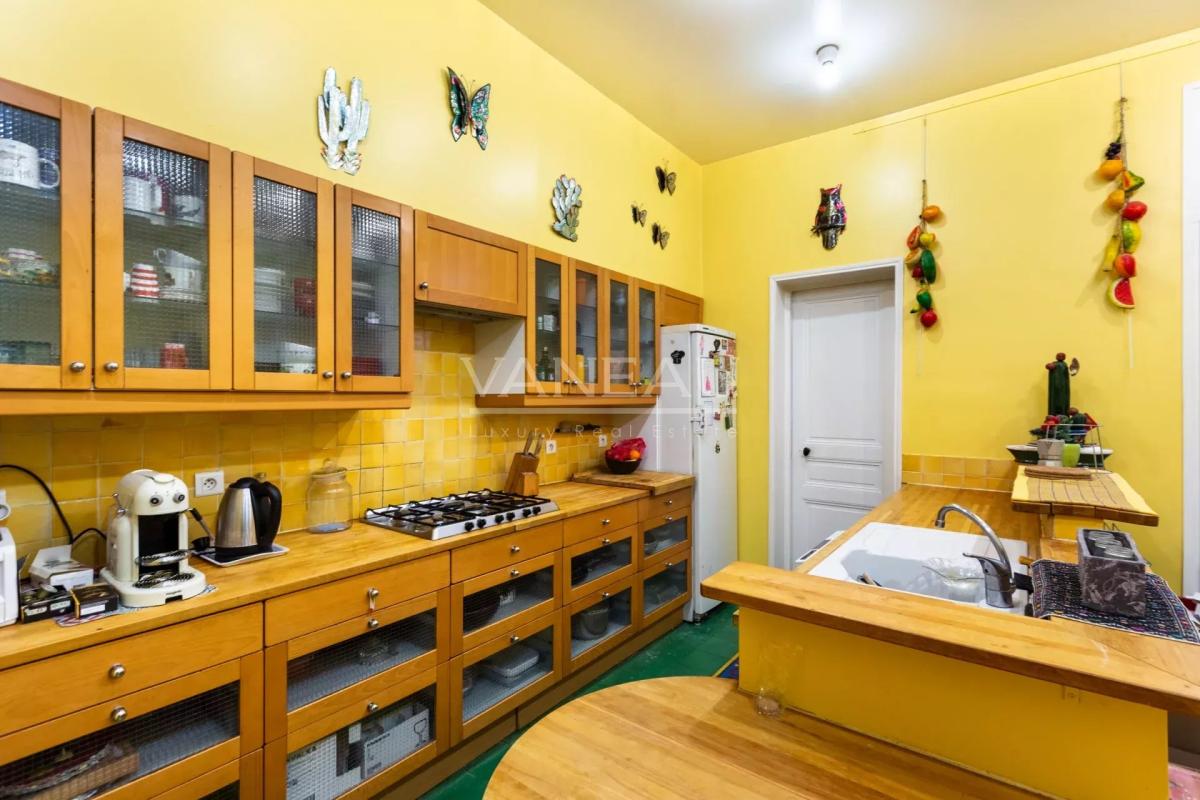 Paris XVe - DEMEURE FAMILIALE (291²m² Carrez - 370 m² au sol) et son jardin (95m²)