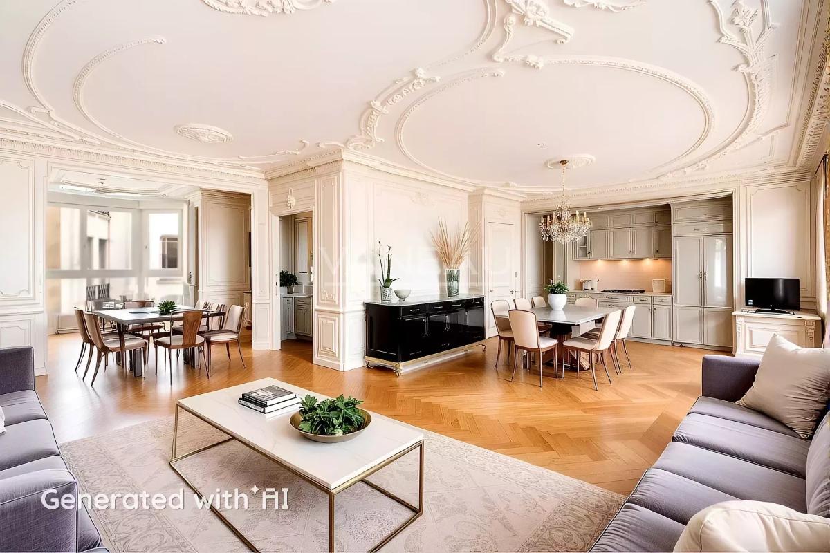 Paris XVIe - Georges Mandel - Appartement familial de 160 m2 Etage Elevé