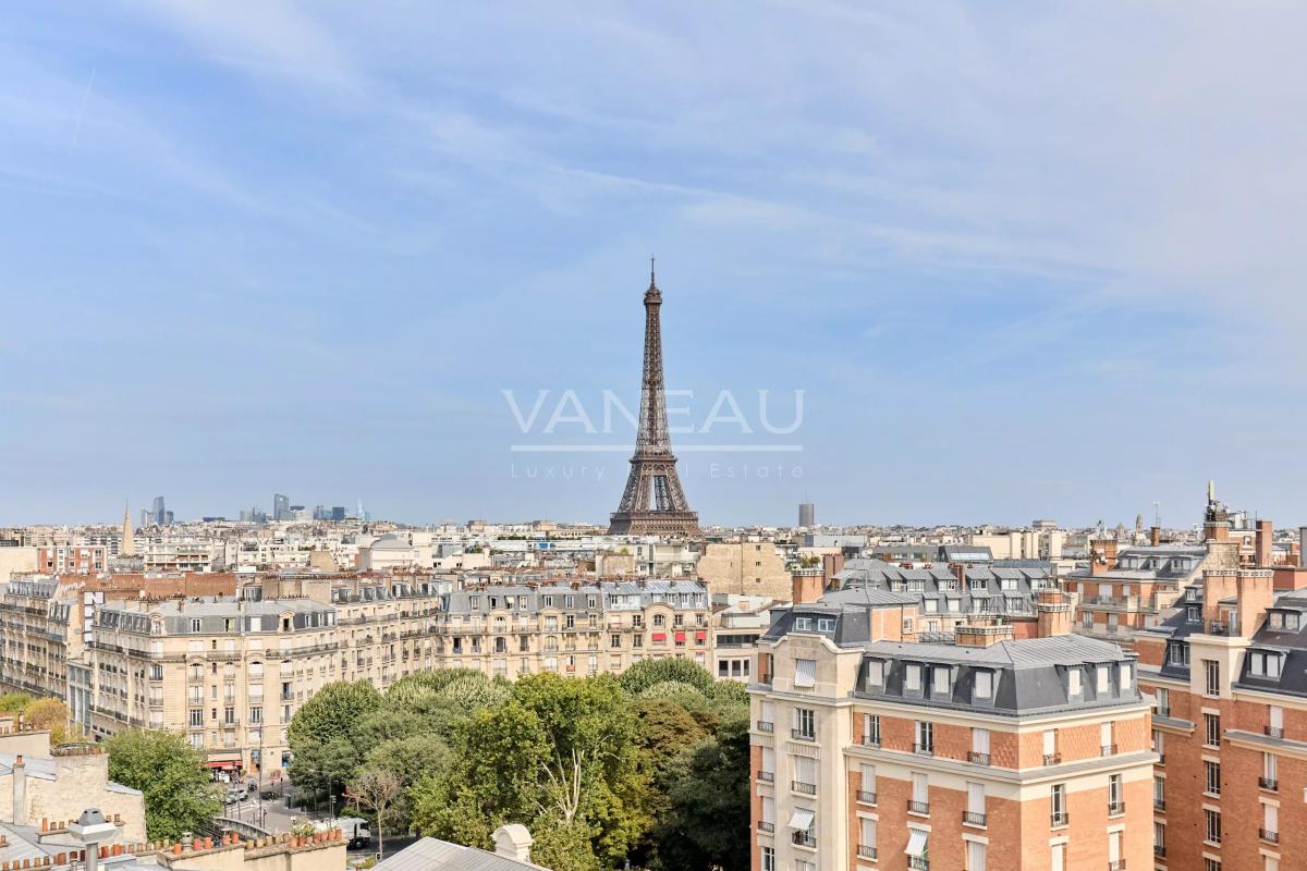 Paris XVe - Cambronne/Garibaldi appartement deux pièces vue Tour Eiffel