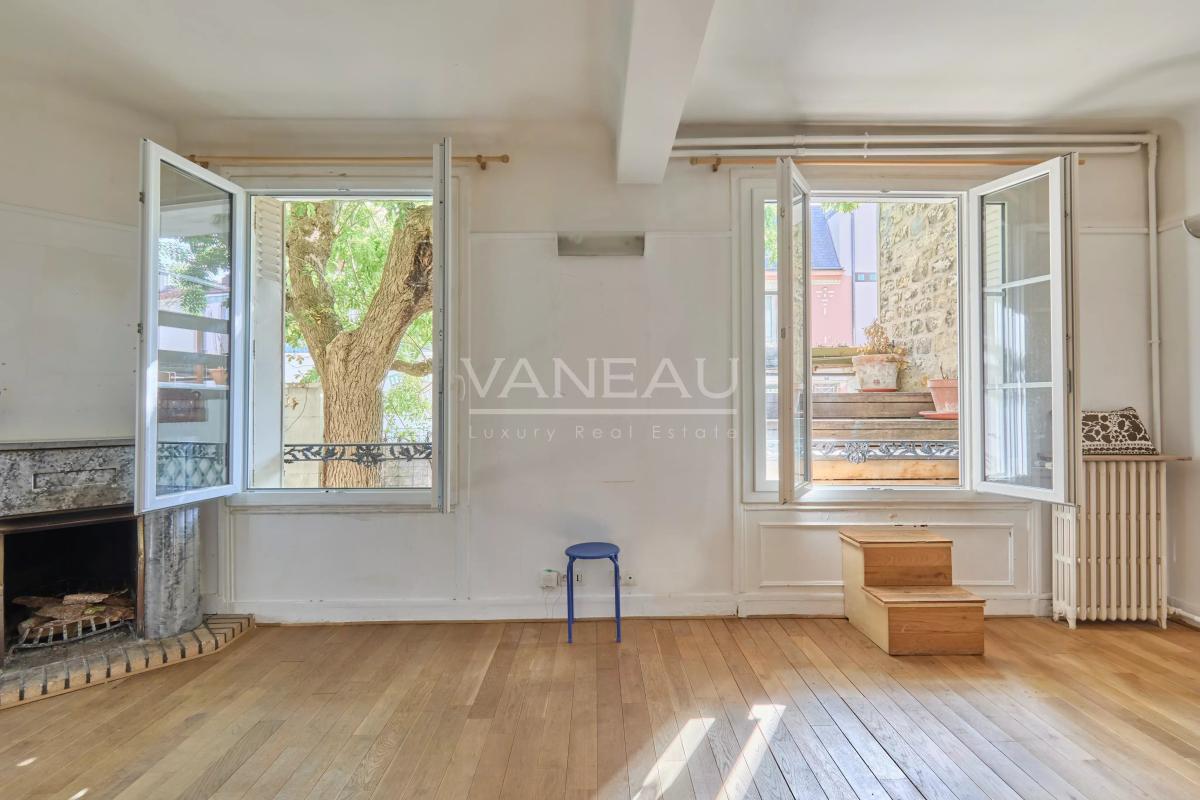 Maison familiale avec terrasse au pied de la Butte aux Cailles, Paris 13ème