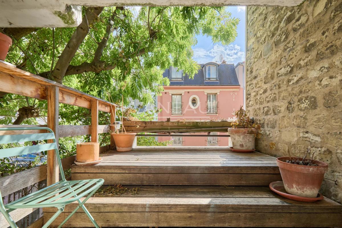 Maison familiale avec terrasse au pied de la Butte aux Cailles, Paris 13ème