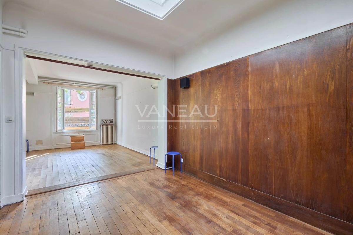 Maison familiale avec terrasse au pied de la Butte aux Cailles, Paris 13ème