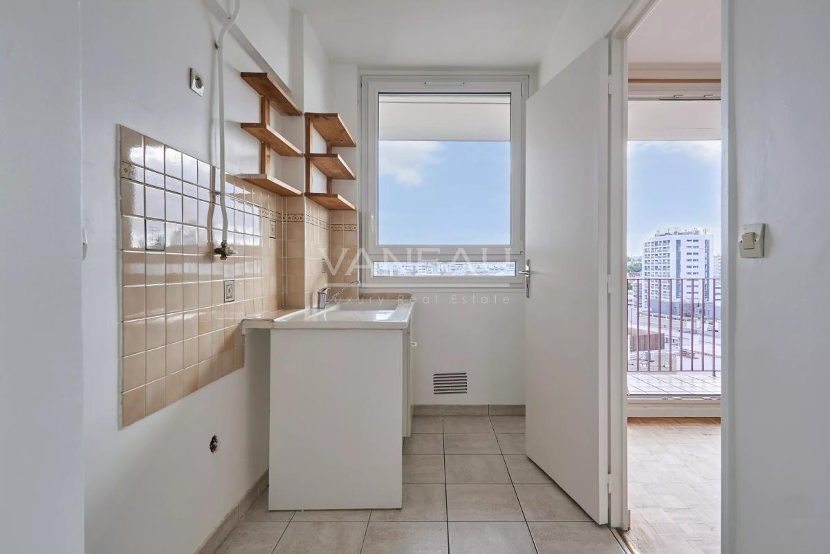 Paris 13ème, 3 pièces balcon sans vis-à-vis