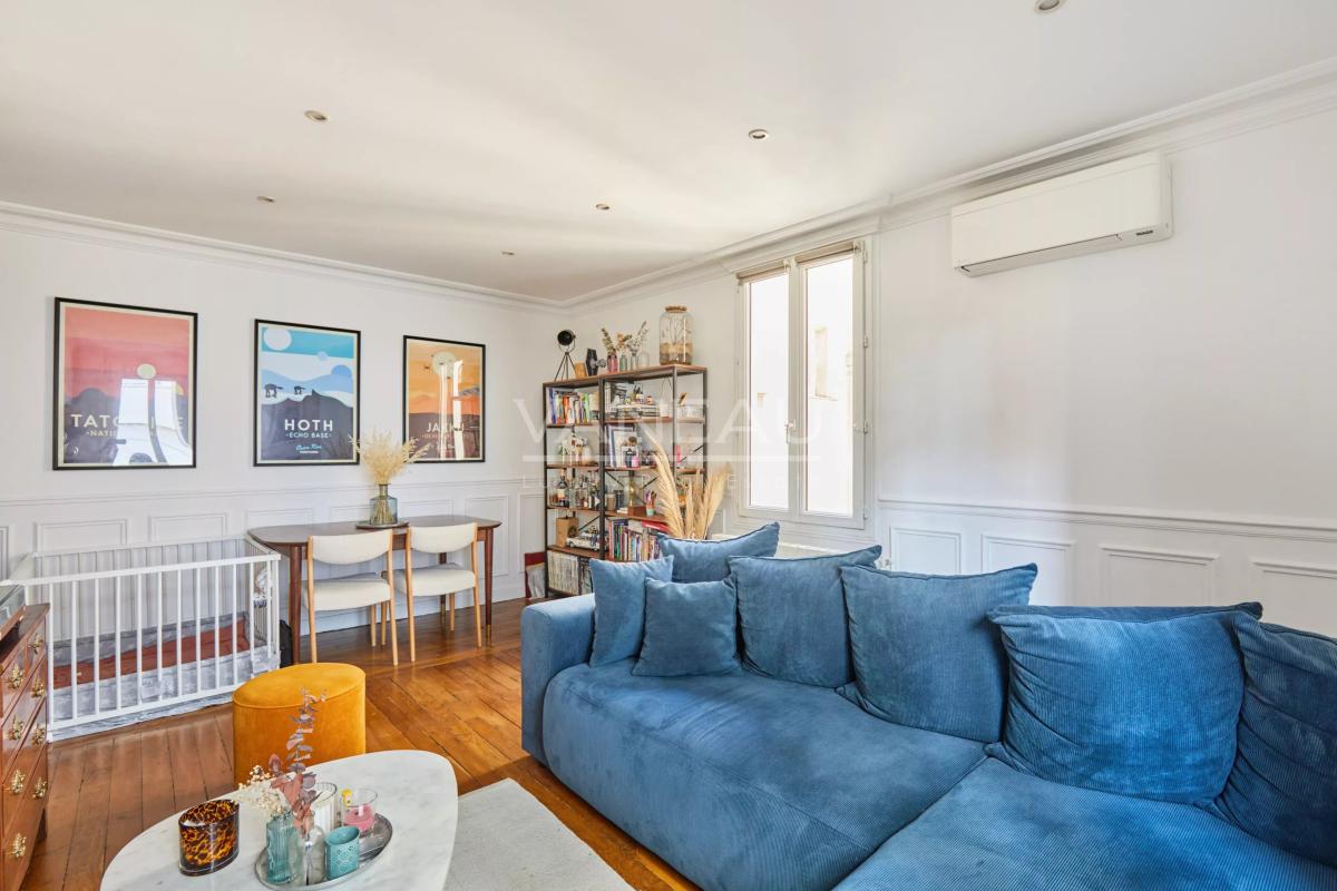 PARIS XVe - Volontaires : Appartement trois pièces au calme
