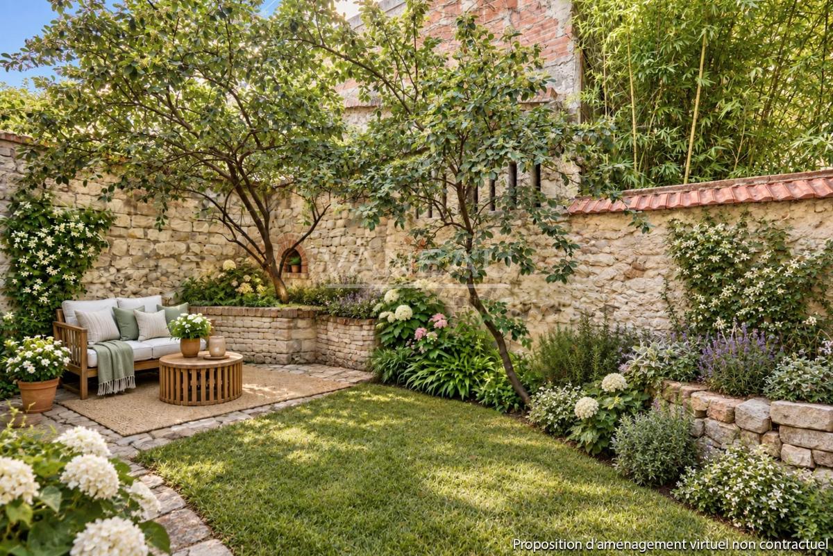 Paris XVe : Santos Dumont - Maison avec jardin