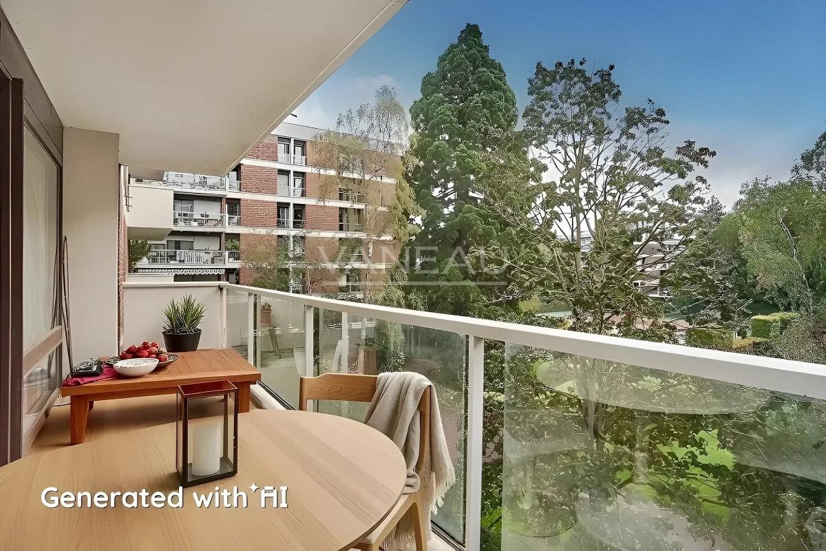 Résidence de standing - Appartement 4 pièces avec terrasse, piscine et tennis.